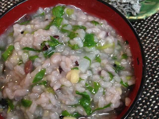 雑穀米入り☆七草粥